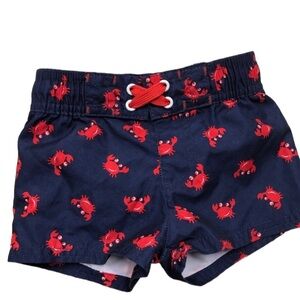 Cat & Jack 3-6 Months Boys Crab Swim Trunks